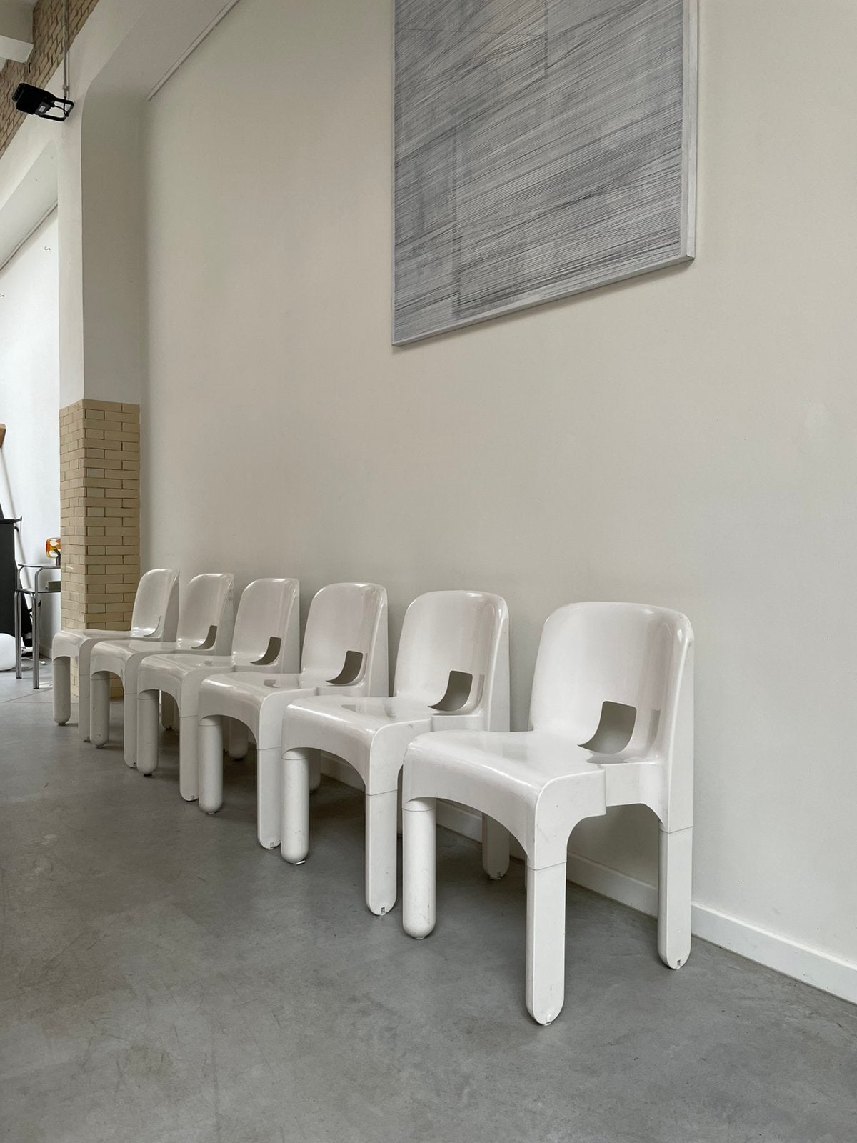 Chaises universelles Joe Colombo x6, Maison & Meubles, Enlèvement, Comme neuf