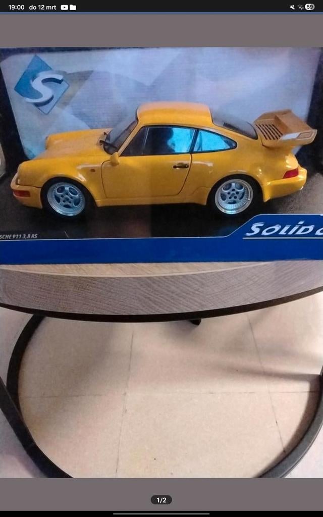 Solibo schaal model auto porche, Enlèvement ou Envoi, Neuf, Voiture, Solido
