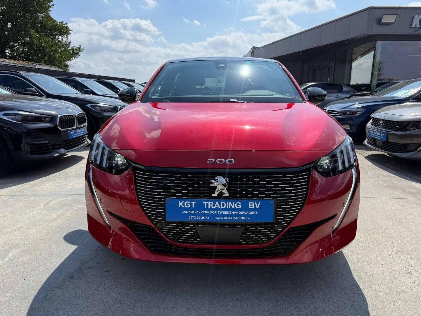 Peugeot 208 1.2i 101PK GT-LINE NAVIGATIE LEDER VIRTUAL CAMER, Gebruikt, 1199 cc, 1165 kg, Bedrijf