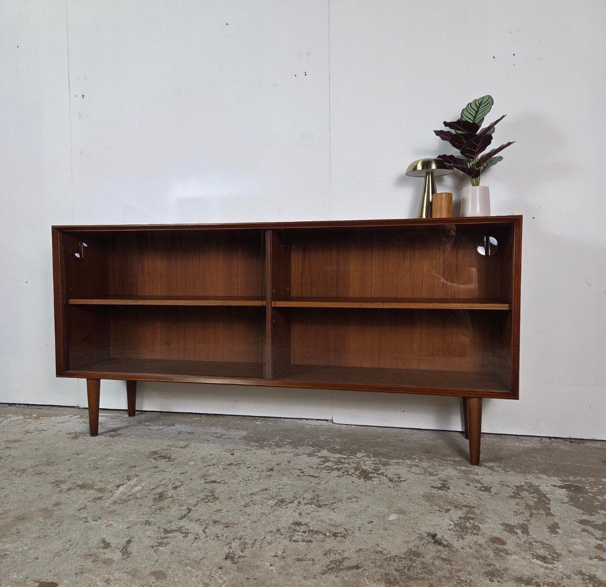 Rex Raab, Wilhelm Renz Varia-150 vintage sideboard vitrine, Ophalen, Deens, Jaren 60 70, Retro, TV meubel, vitrine kast, 150 tot 200 cm