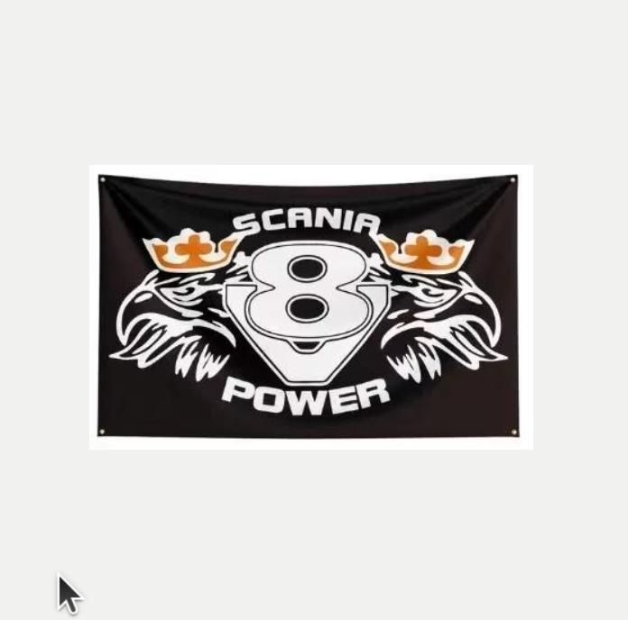 Grands drapeaux Scania (150 x 90 cm), Enlèvement ou Envoi, Neuf