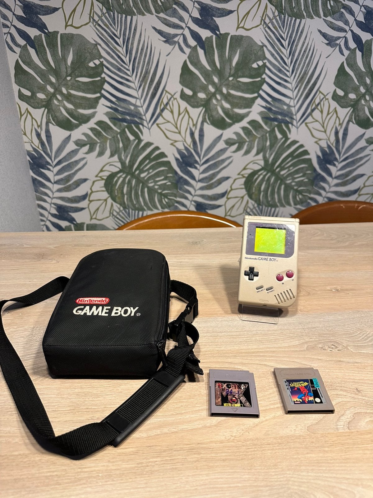 Gameboy DMG + travel bag & games, Ophalen of Verzenden, Gebruikt