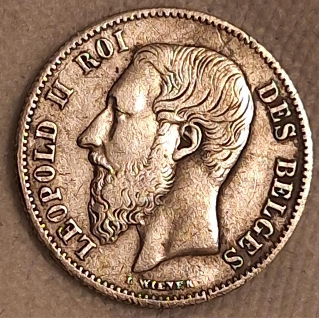 50 cent 1866 Leopold II België, Envoi