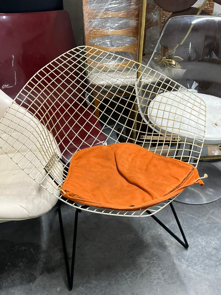 1ste Editie uit 1958 Bertoia Diamond chair, Ophalen of Verzenden