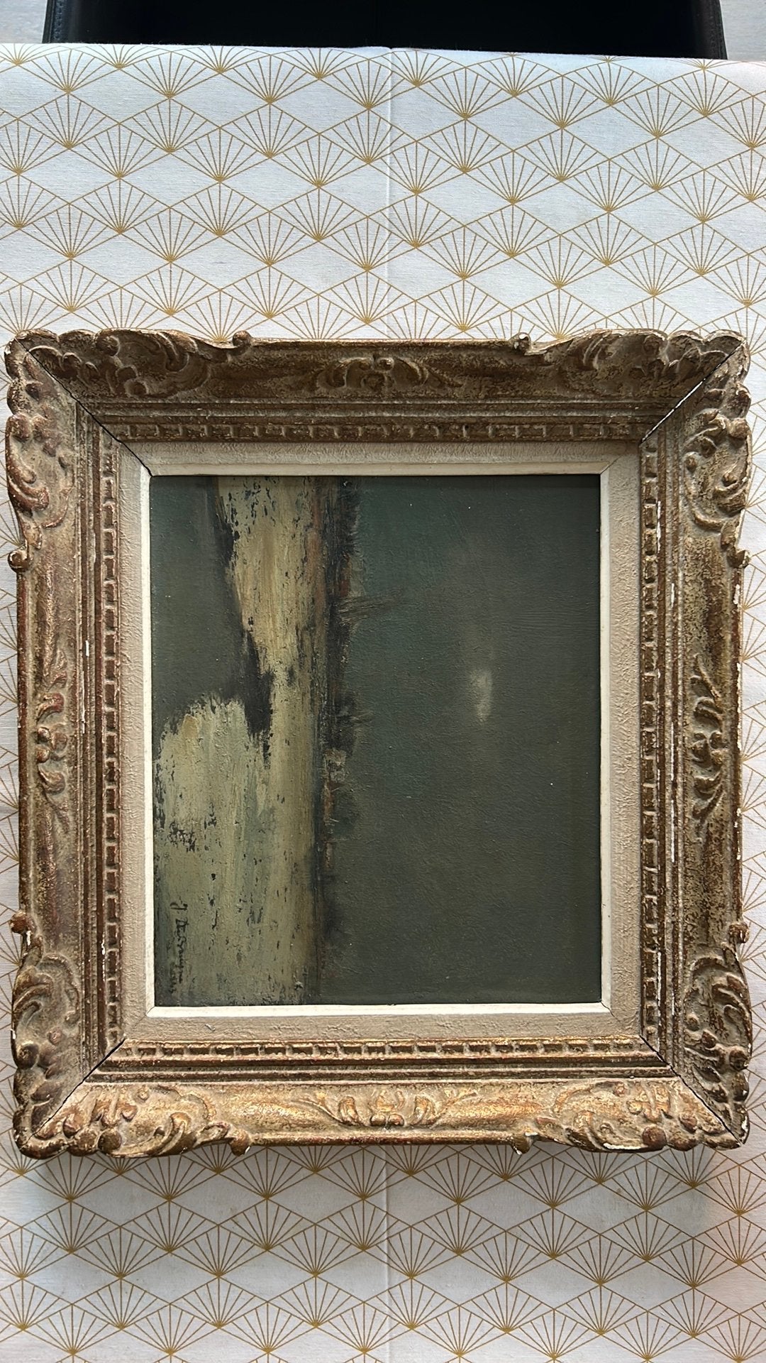Schilderij uniek 1943, Enlèvement ou Envoi, Encadré