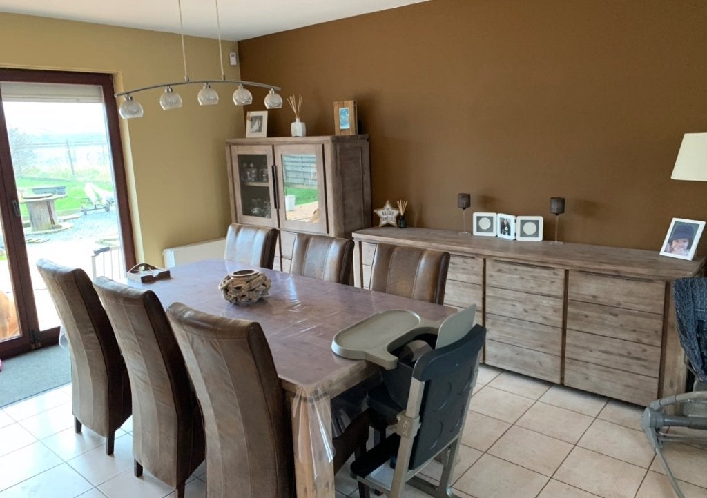 Salle à manger complète avec meuble TV et table basse, Maison & Meubles, Enlèvement, Comme neuf