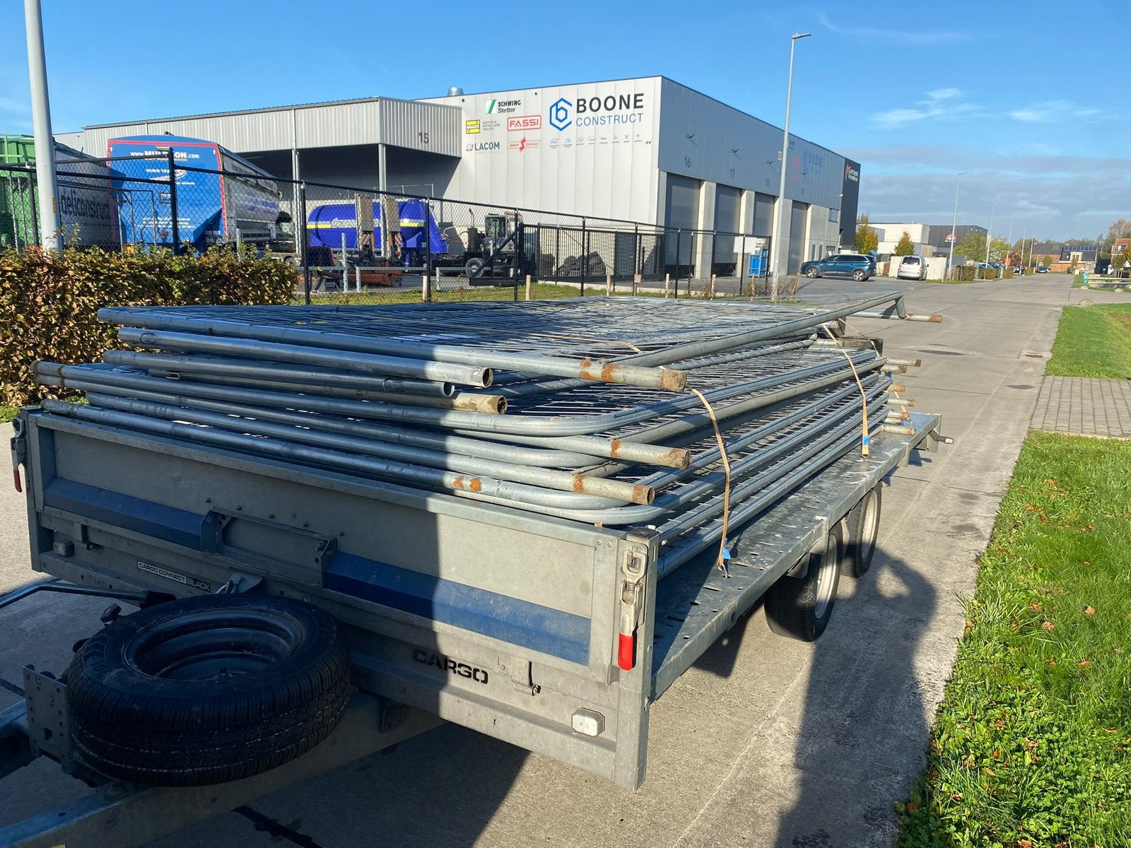 Werhekkens + voeten, Doe-het-zelf en Bouw, Ophalen, Gebruikt