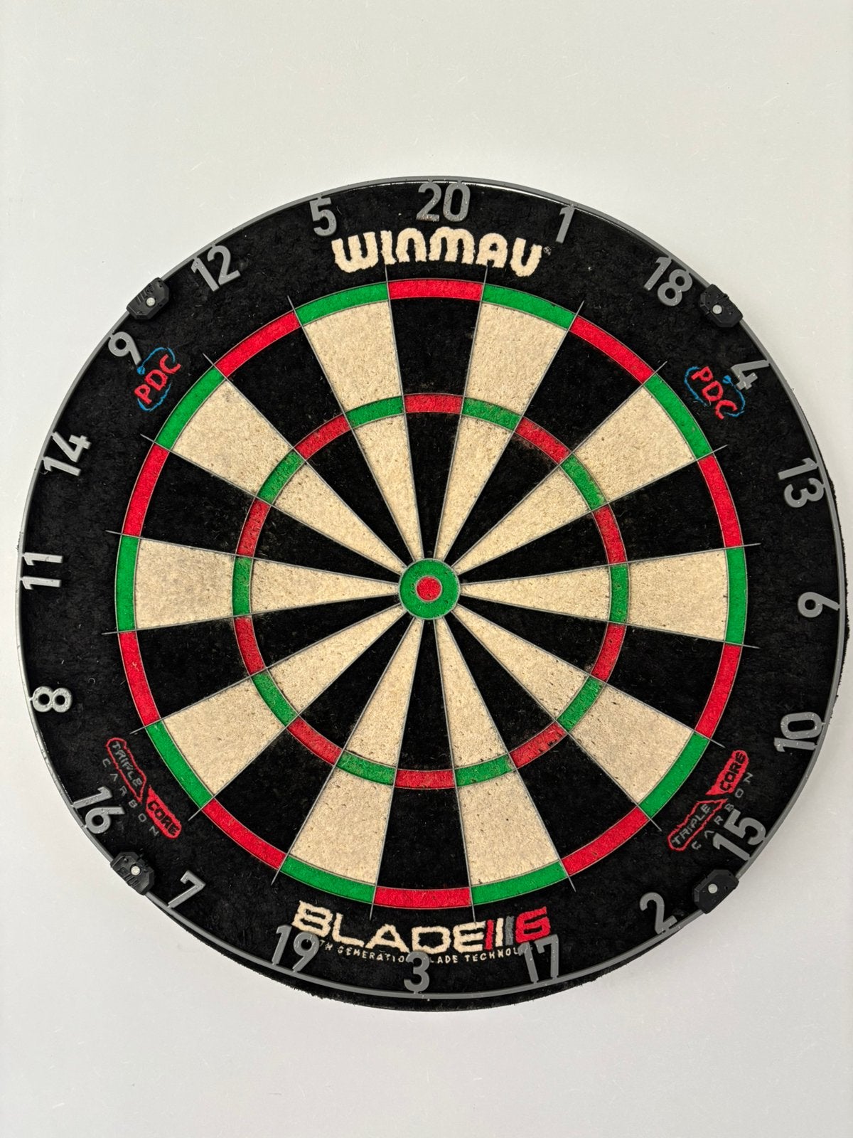 Winmau Blade 6 Triple Core, Enlèvement, Utilisé, Cible de fléchettes