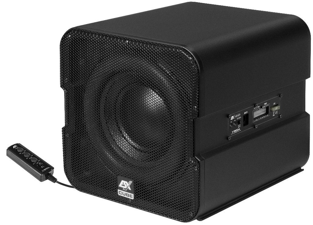 ESX V1600A 20 cm(8 inch)Active Subwoofer incl Passive Woofer, Auto diversen, Autospeakers, Ophalen of Verzenden, Nieuw