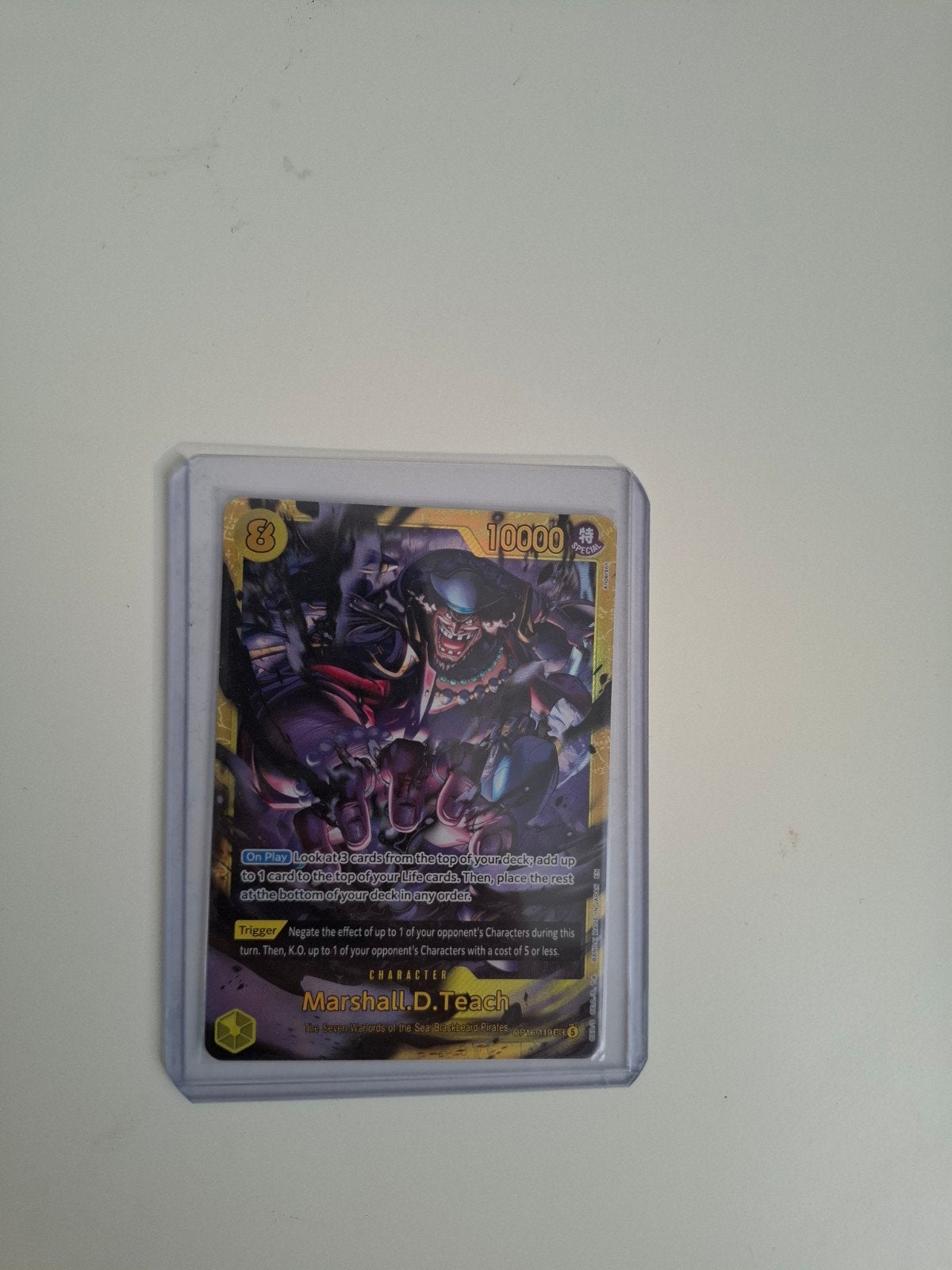 Onepiece TCG Marshall.D.Teach (OP16-119) (V.1), Enlèvement, Comme neuf, Cartes en vrac