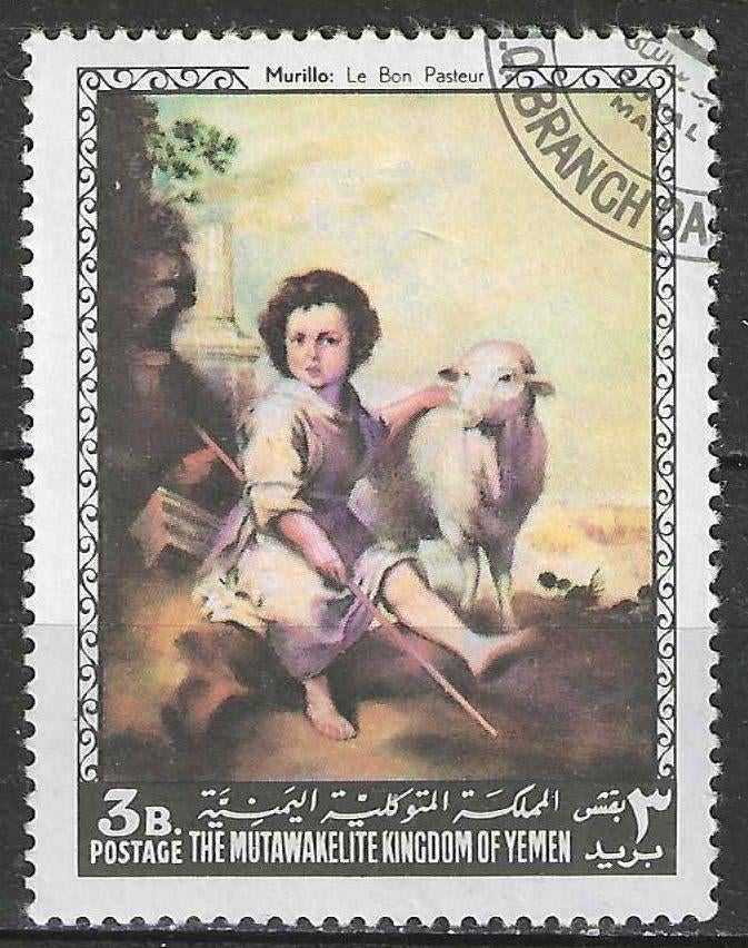 Royaume du Yémen 1968 - Stampworld 594 - Art (ST), Envoi, Affranchi