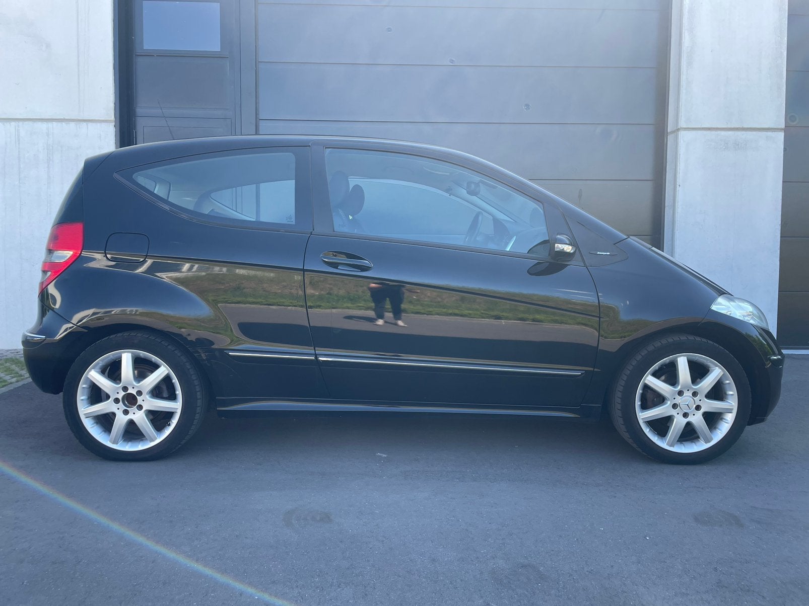 Mercedes A150 AvantGarde/Benzine/Airco/HalfLeder, Auto's, Mercedes-Benz, 1498 cc, USB, Leder en Stof, Bedrijf