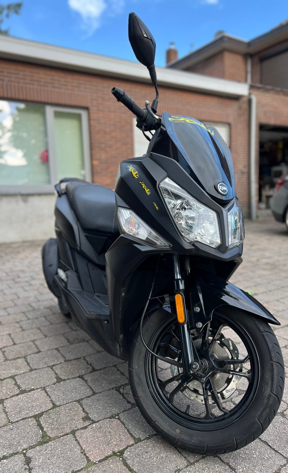Scooter sym jet 14 klasse A black edition, Vélos & Vélomoteurs, Scooters | SYM, Classe A (25 km/h), Essence, Enlèvement
