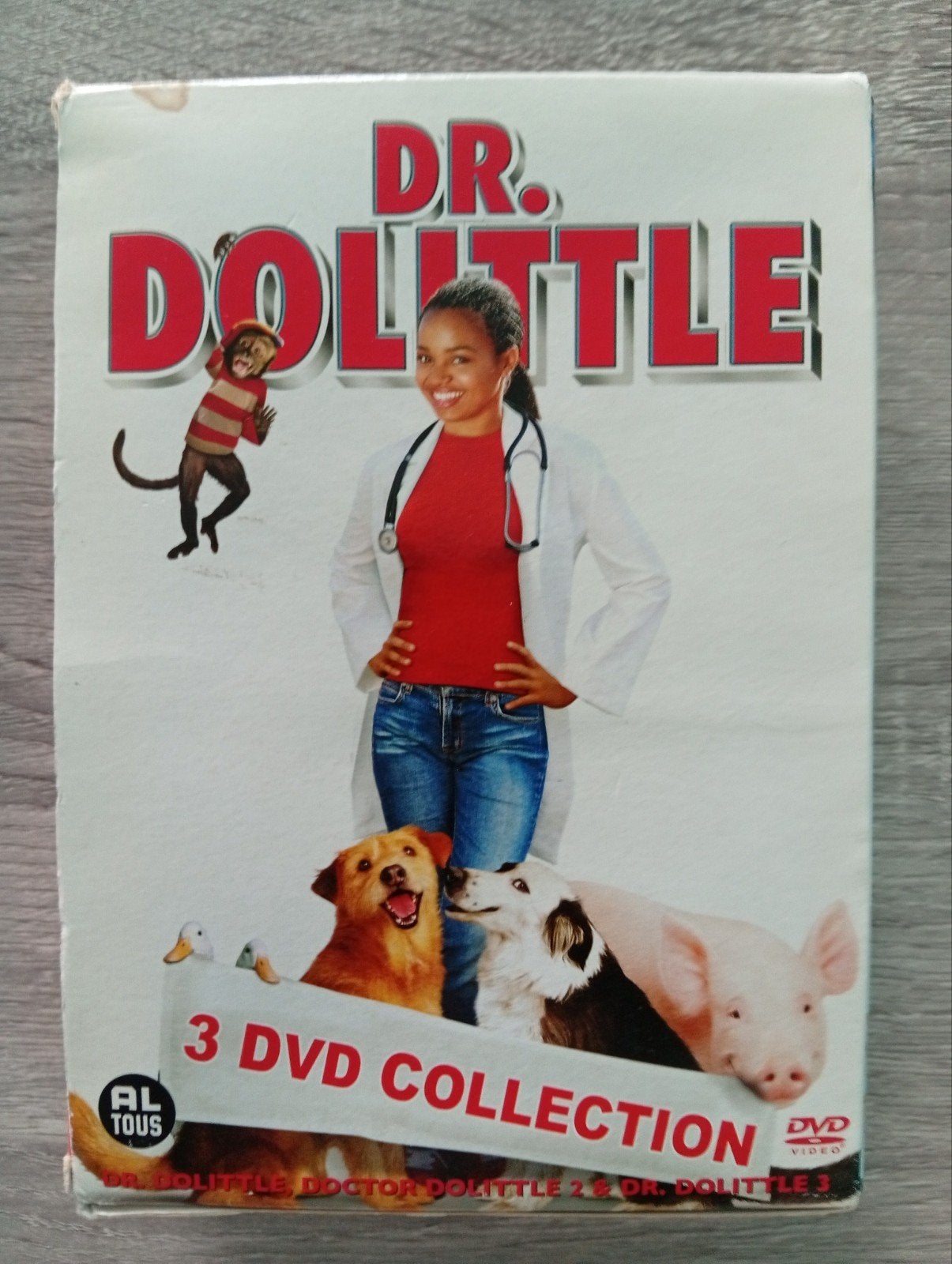 Dr dolittle dvd box, Alle leeftijden, Overige genres, Ophalen of Verzenden, Zo goed als nieuw