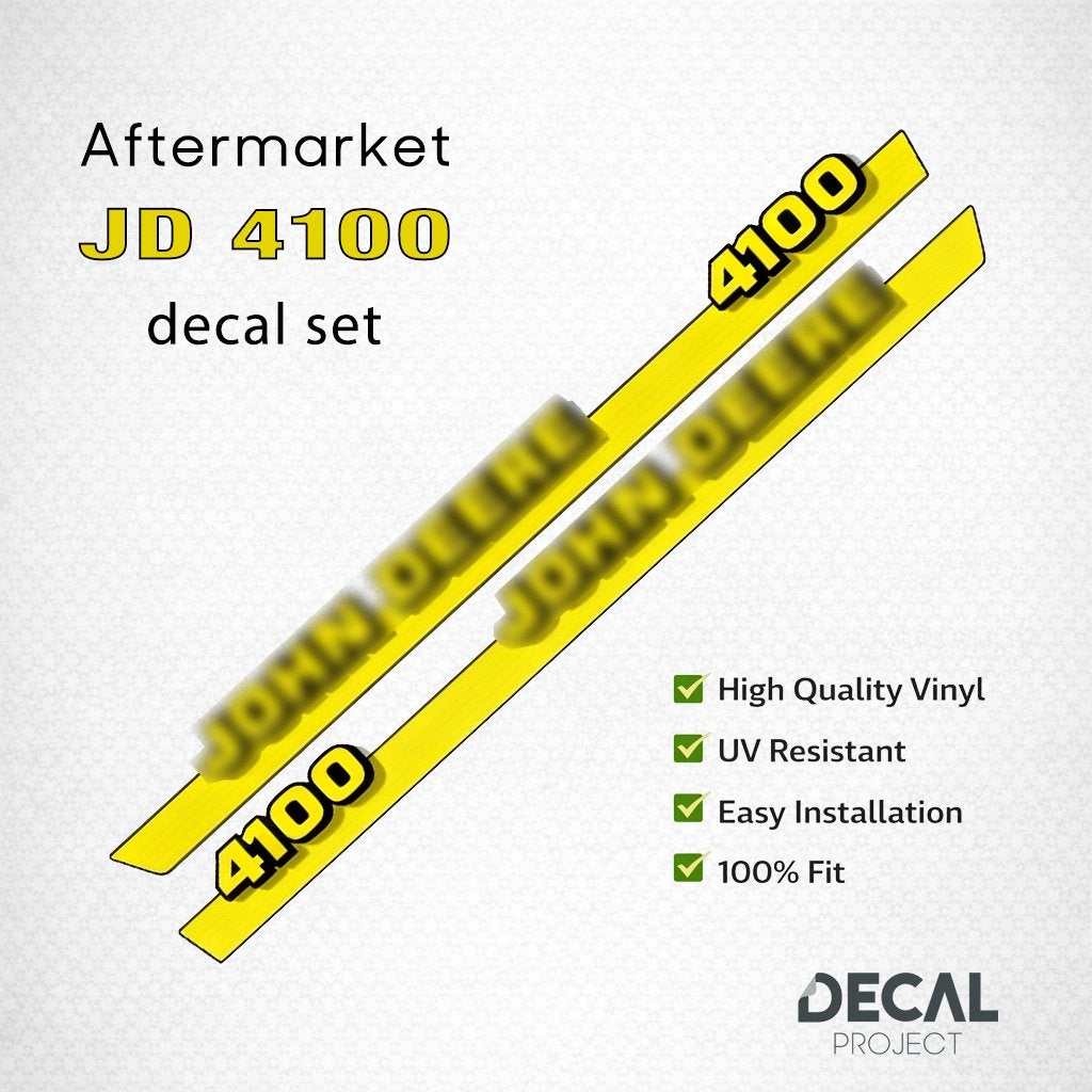 Autocollants de rechange John Deere 4100 - 4410, Envoi