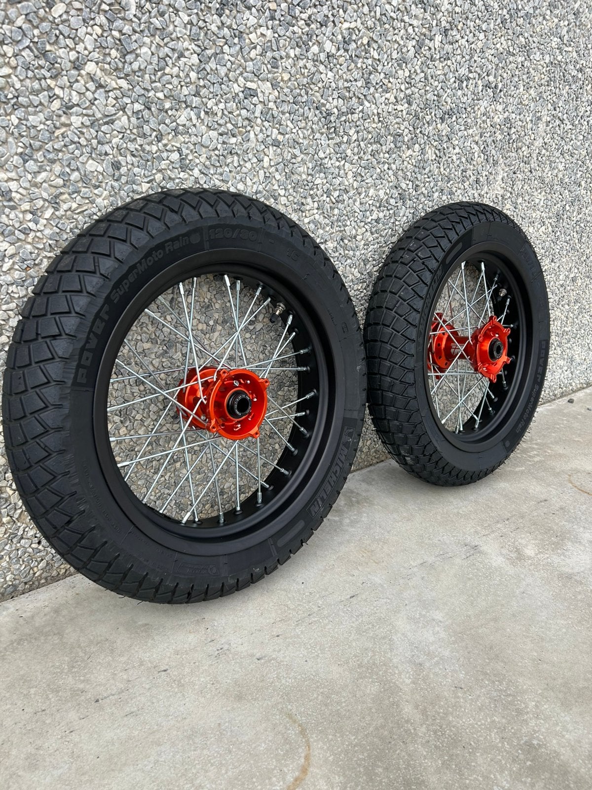 Roue supermotard 16 pouces pour 85 cc ou 125 cc, Ophalen, Gebruikt