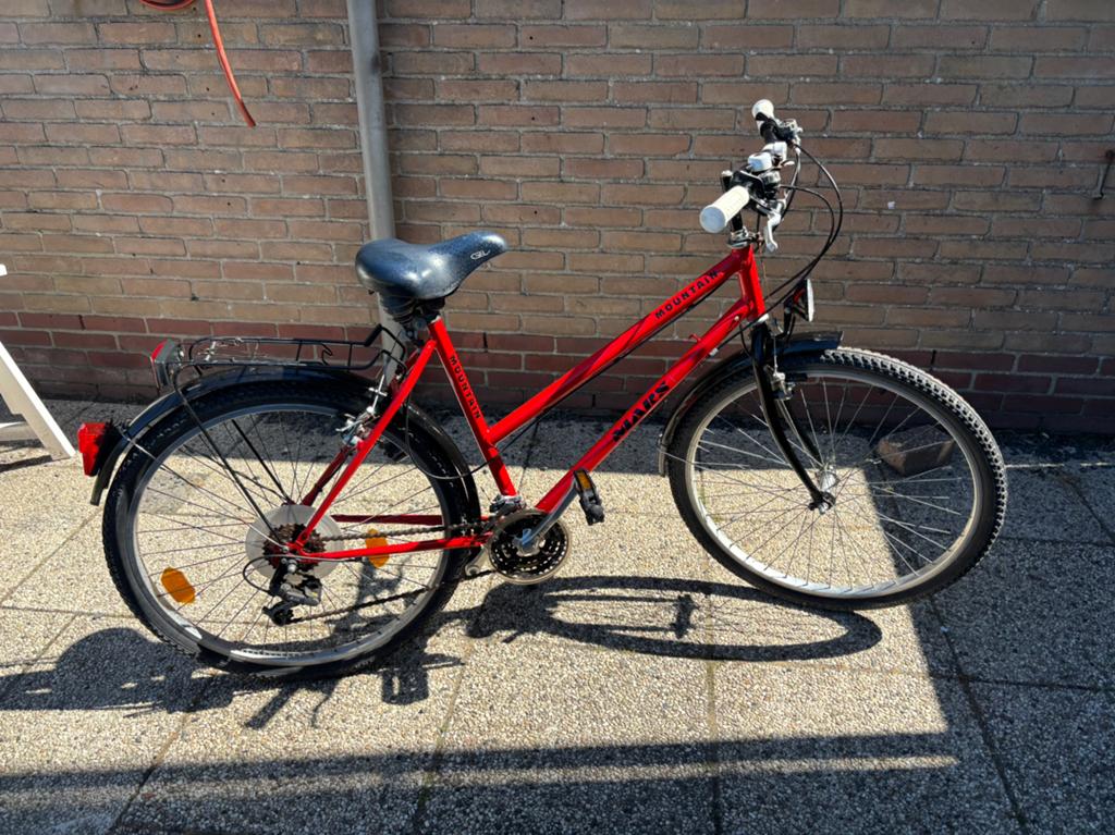 Damesfiets moutinbike tienerfiets, Ophalen, Zo goed als nieuw
