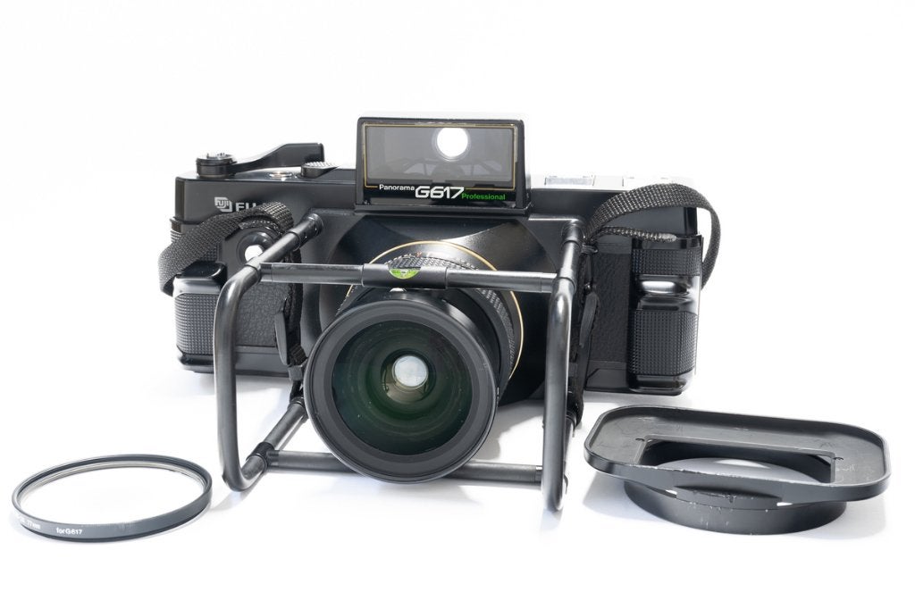 Fuji G617 panoramic medium format camera Fujinon SW105/8,0, Ophalen of Verzenden, Fuji
