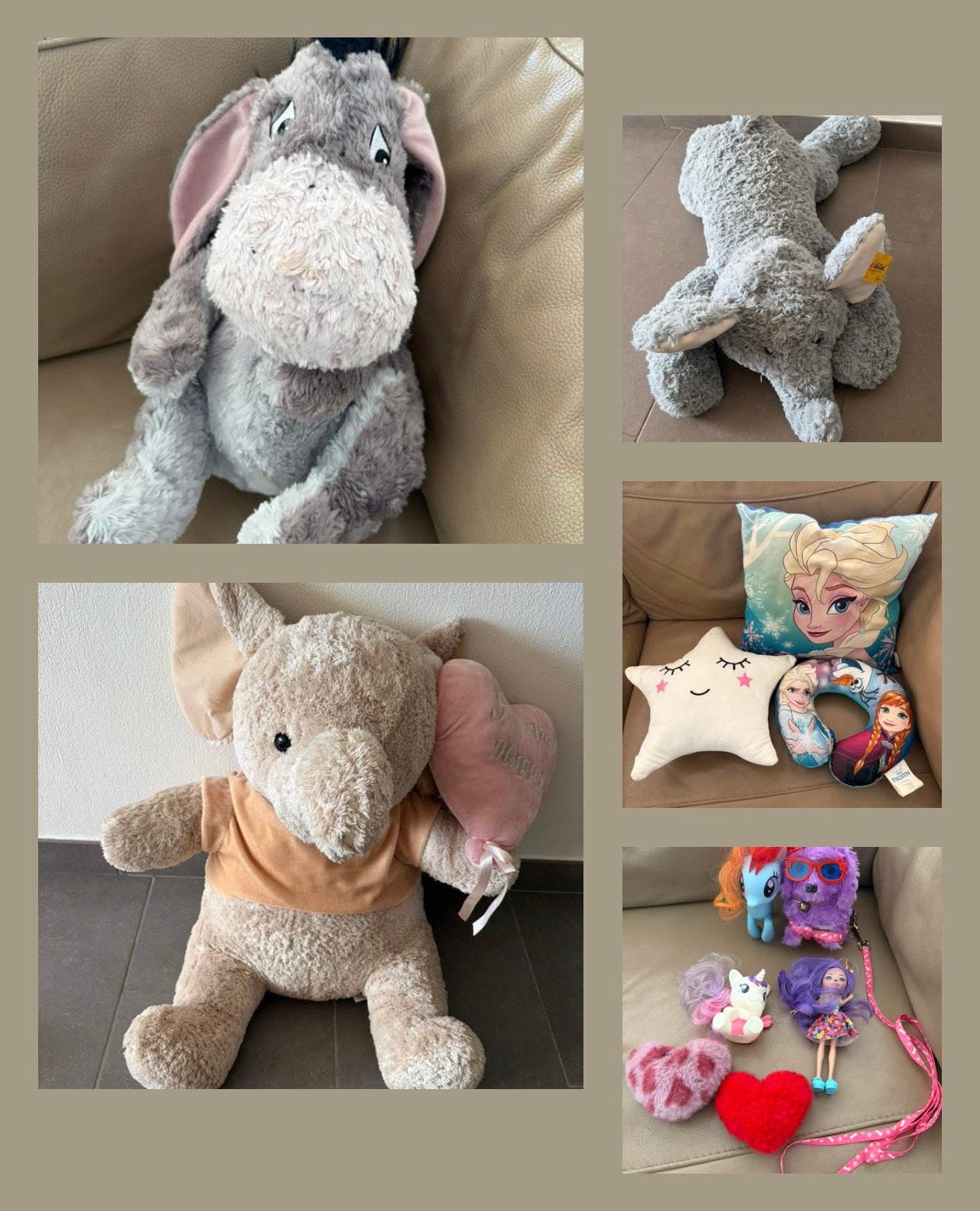 Lot grote knuffels, kussentje enz., Kinderen en Baby's, Disney, Ophalen, Zo goed als nieuw