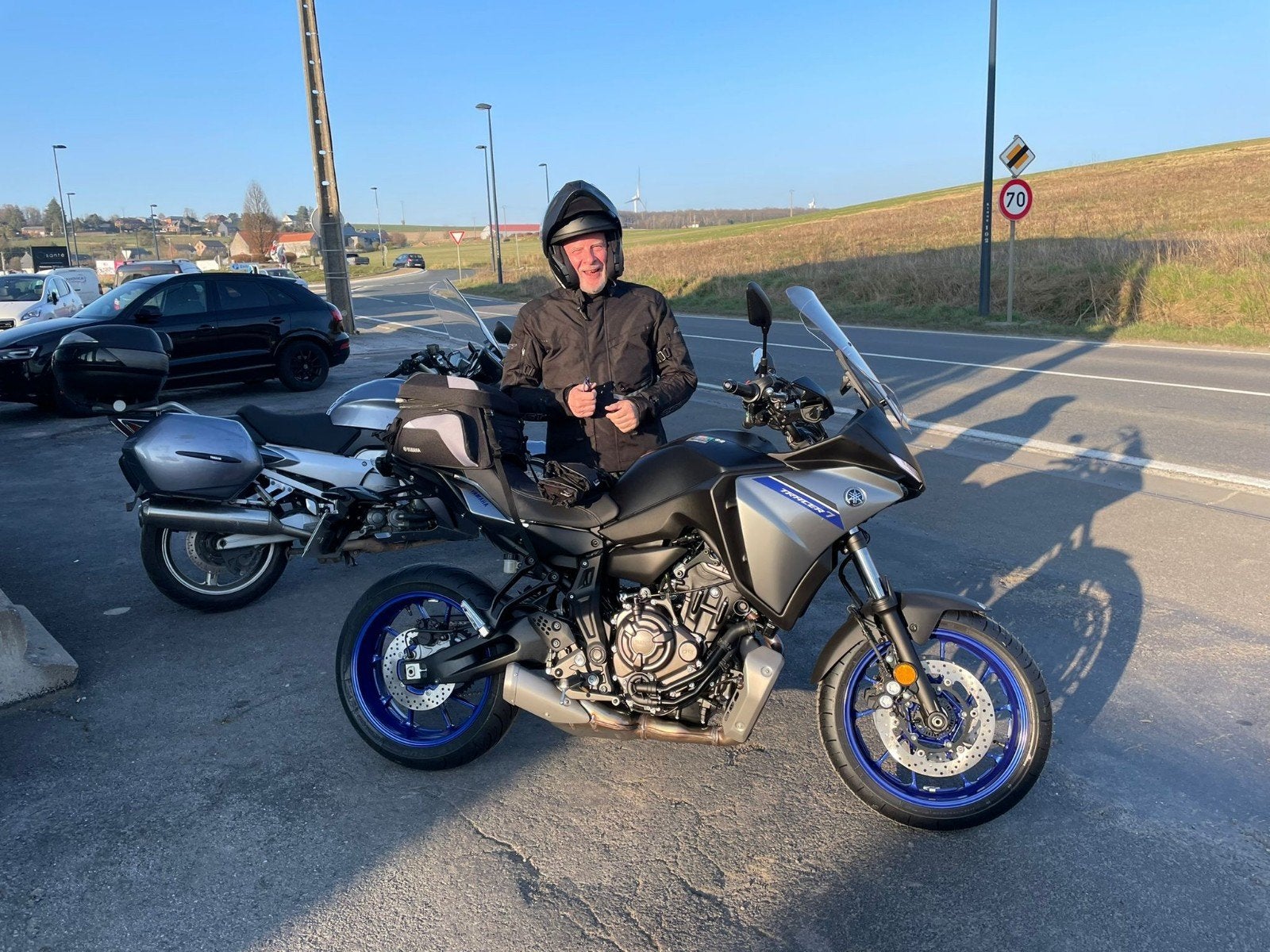 Yamaha Tracer 7, Ophalen