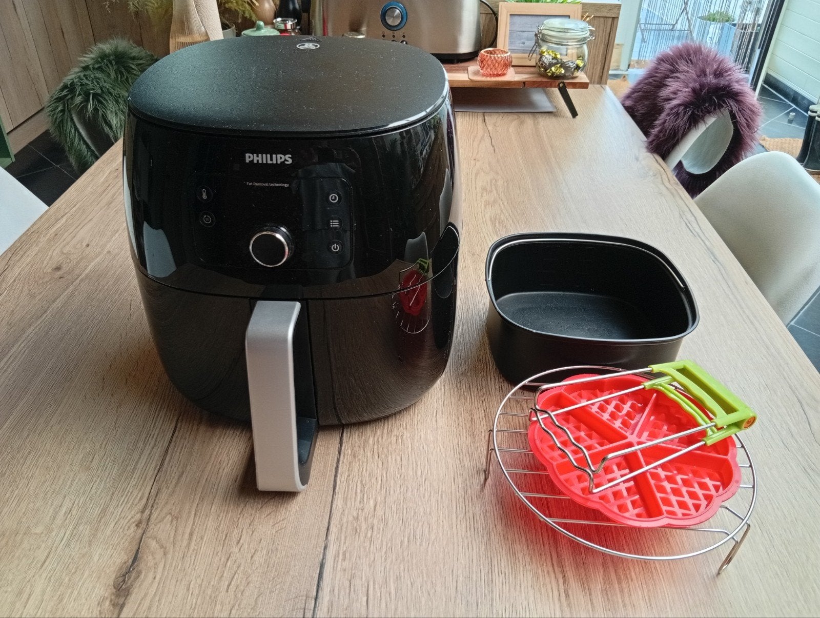 Philips Airfryer Avance Twin Turbostar XXL, Electroménager, Enlèvement, Utilisé, Friteuse à air XXL, 1000 à 1499 grammes