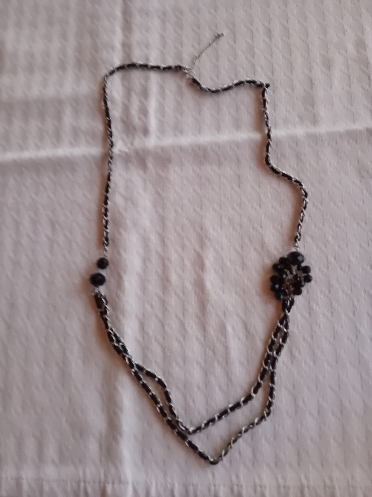 Prachtige lange vintage halsketting, Handtassen en Accessoires, Ophalen