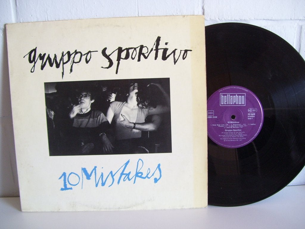 GRUPPO SPORTIVO  10 mistakes, 12 pouces, Pop rock, Enlèvement ou Envoi, Avec pochette intérieure