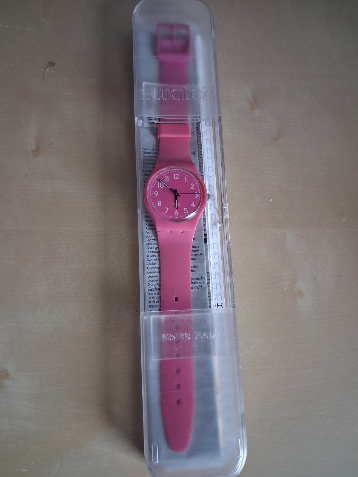 Origineel Swatch GM415 roze horloge, gekocht in 2009, Ophalen of Verzenden, Roze