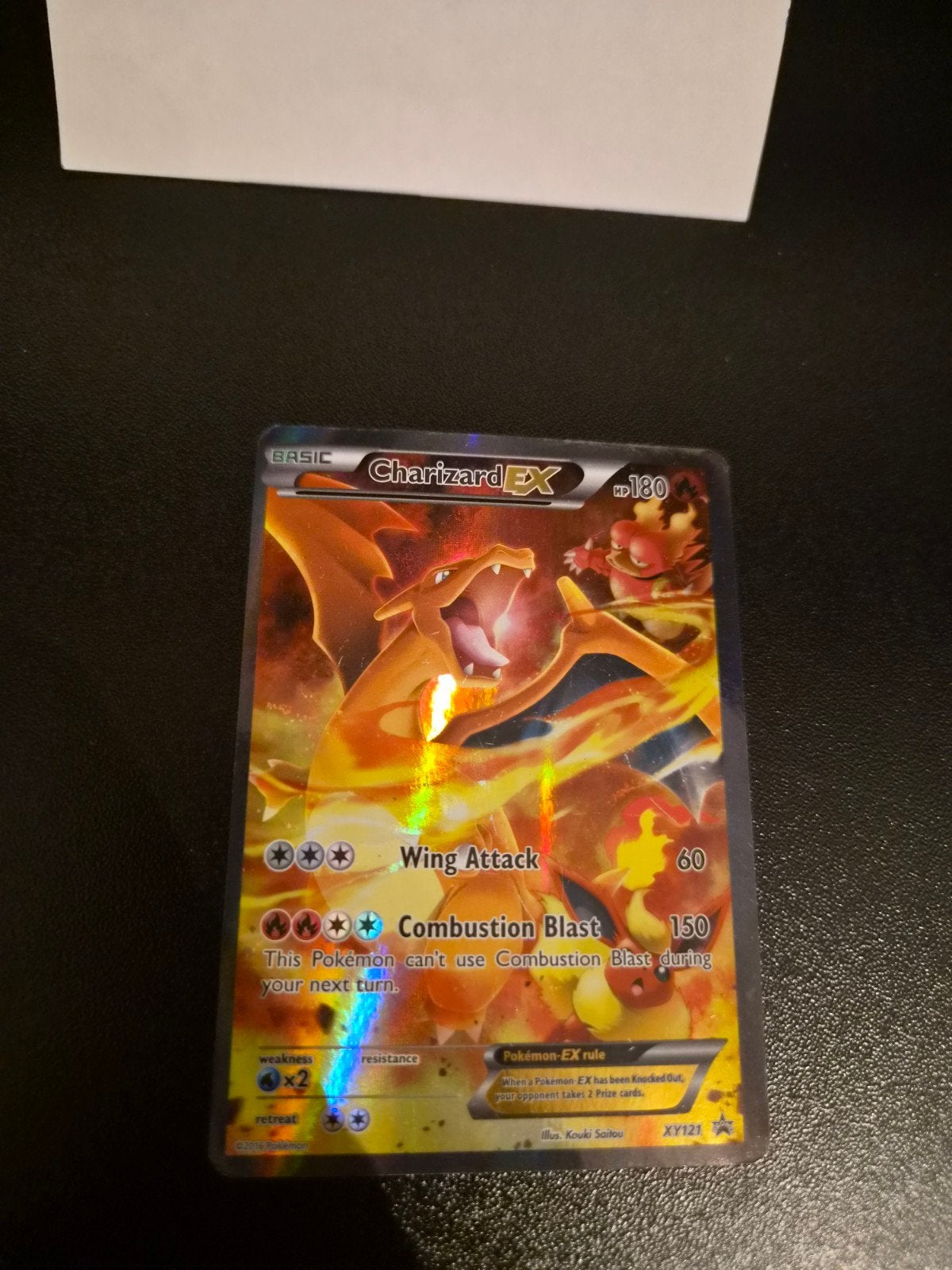 Charizard EX XY121 Promo ! 2016, Hobby en Vrije tijd, Verzamelkaartspellen | Pokémon, Ophalen of Verzenden, Gebruikt, Losse kaart