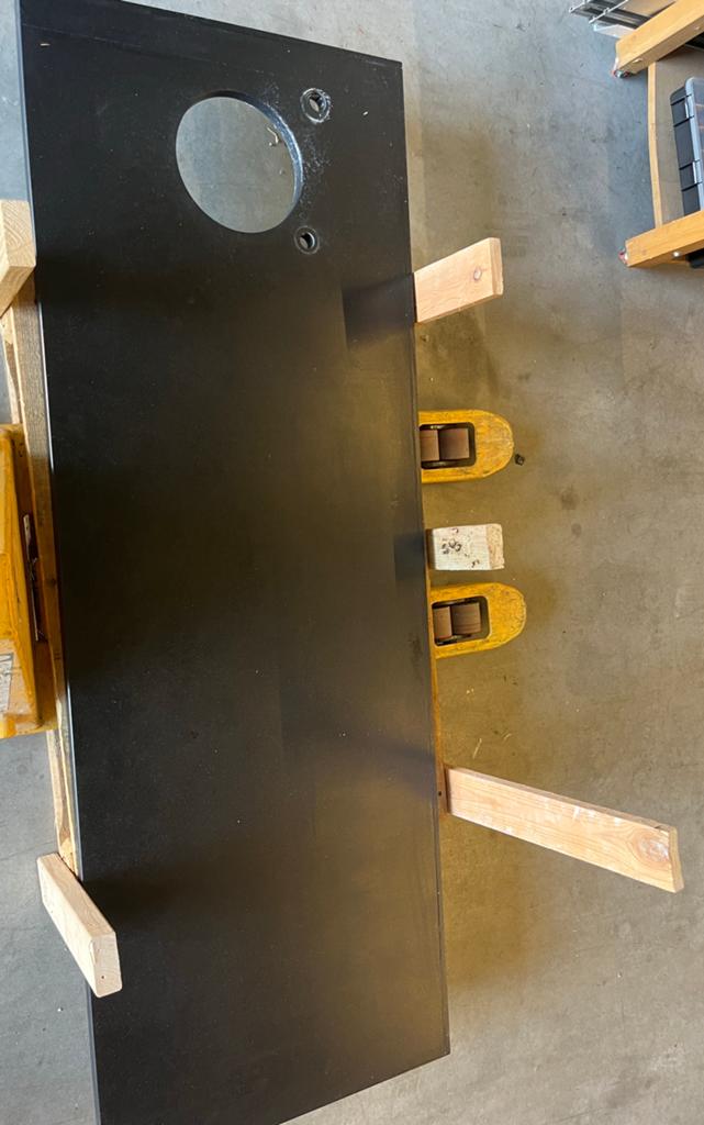 Silestone Negro Tebas werkbladen 30 mm verschillende lengtes, Enlèvement, Utilisé, 75 cm ou plus, Noir
