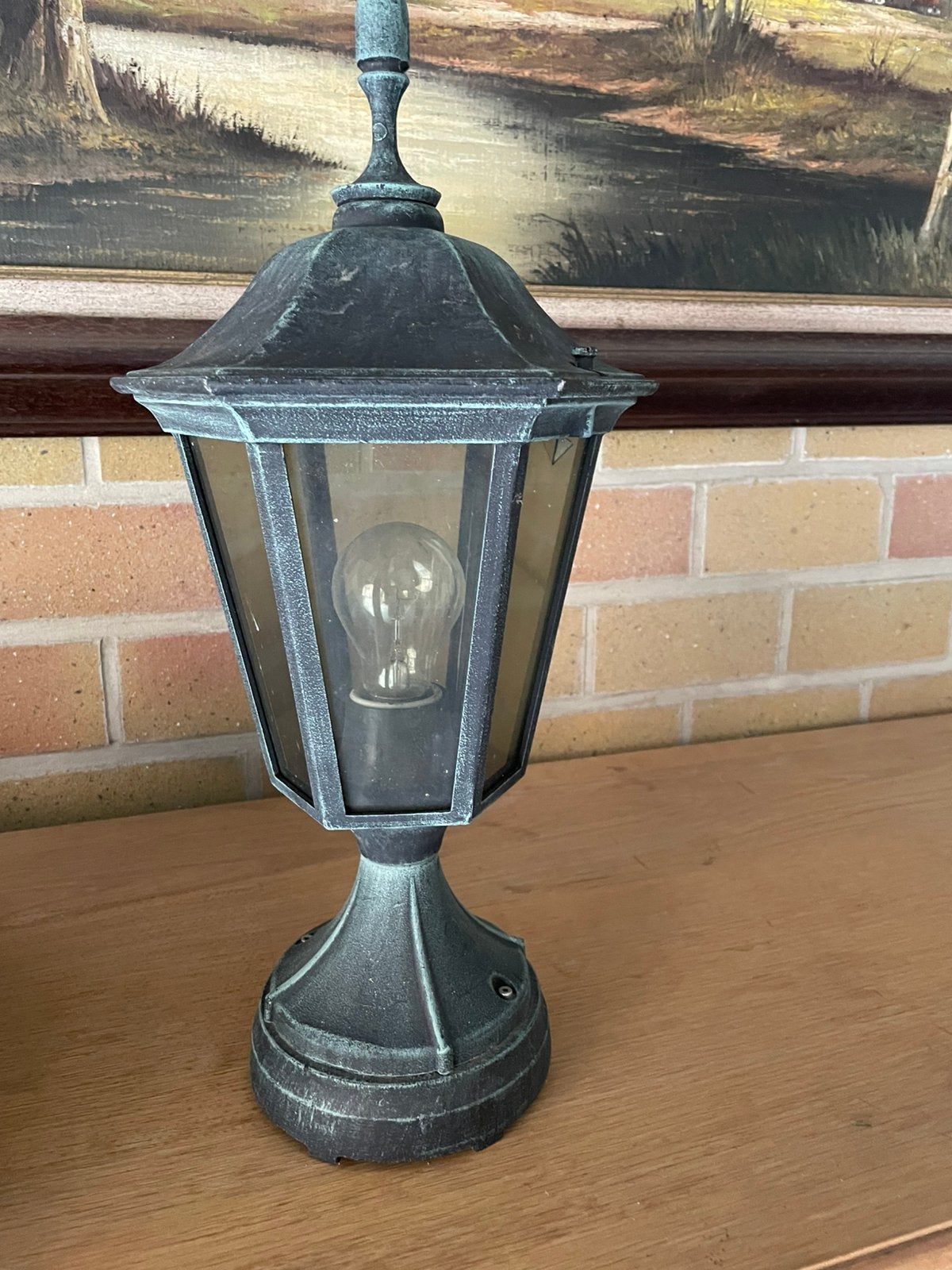 Aluminium buiten lamp is nieuw, Tuin en Terras, Ophalen, Zo goed als nieuw, Aluminium