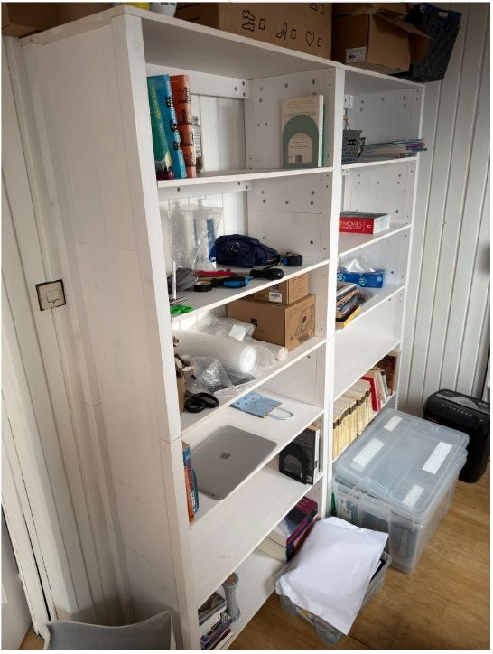 Bibliothèque vidaXL en pin massif blanc – 80  35  183 cm, Maison & Meubles, Armoires | Bibliothèques, Enlèvement, Utilisé, Pin