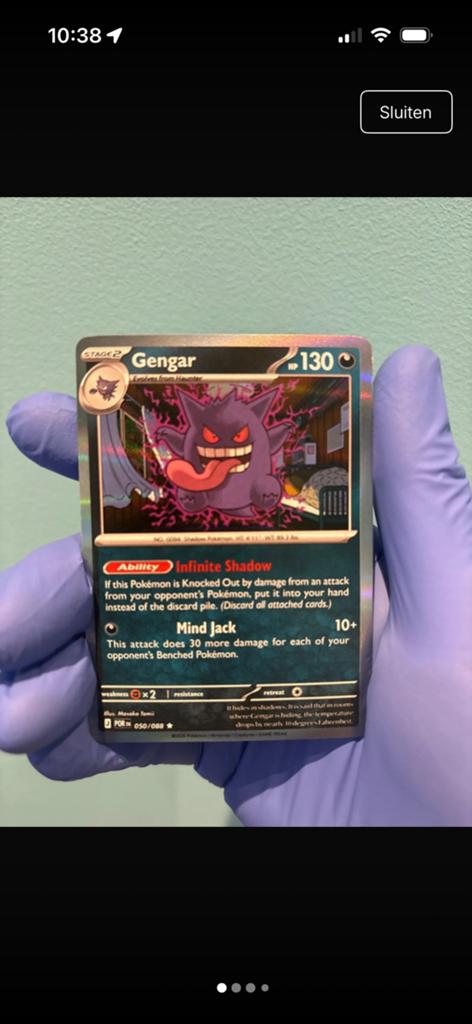 Gengar perfect order, Ophalen, Zo goed als nieuw