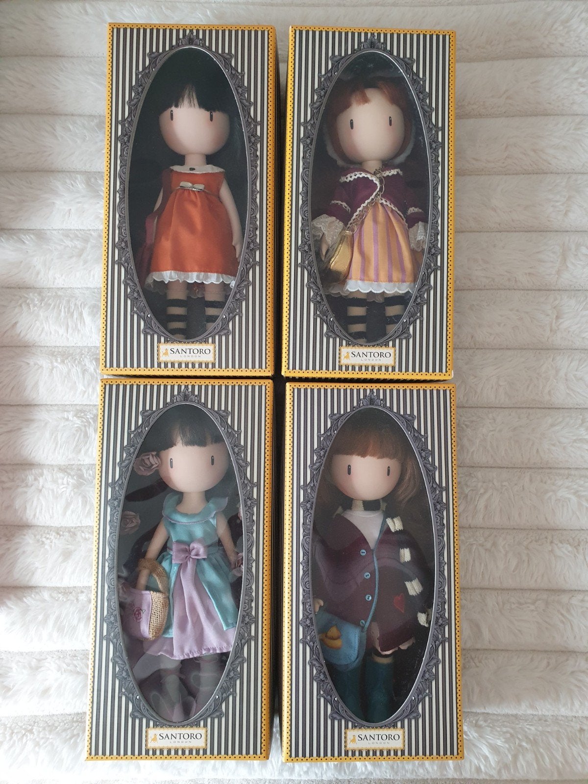 4 Santoro London Gorjuss poppen, Ophalen, Zo goed als nieuw, Pop