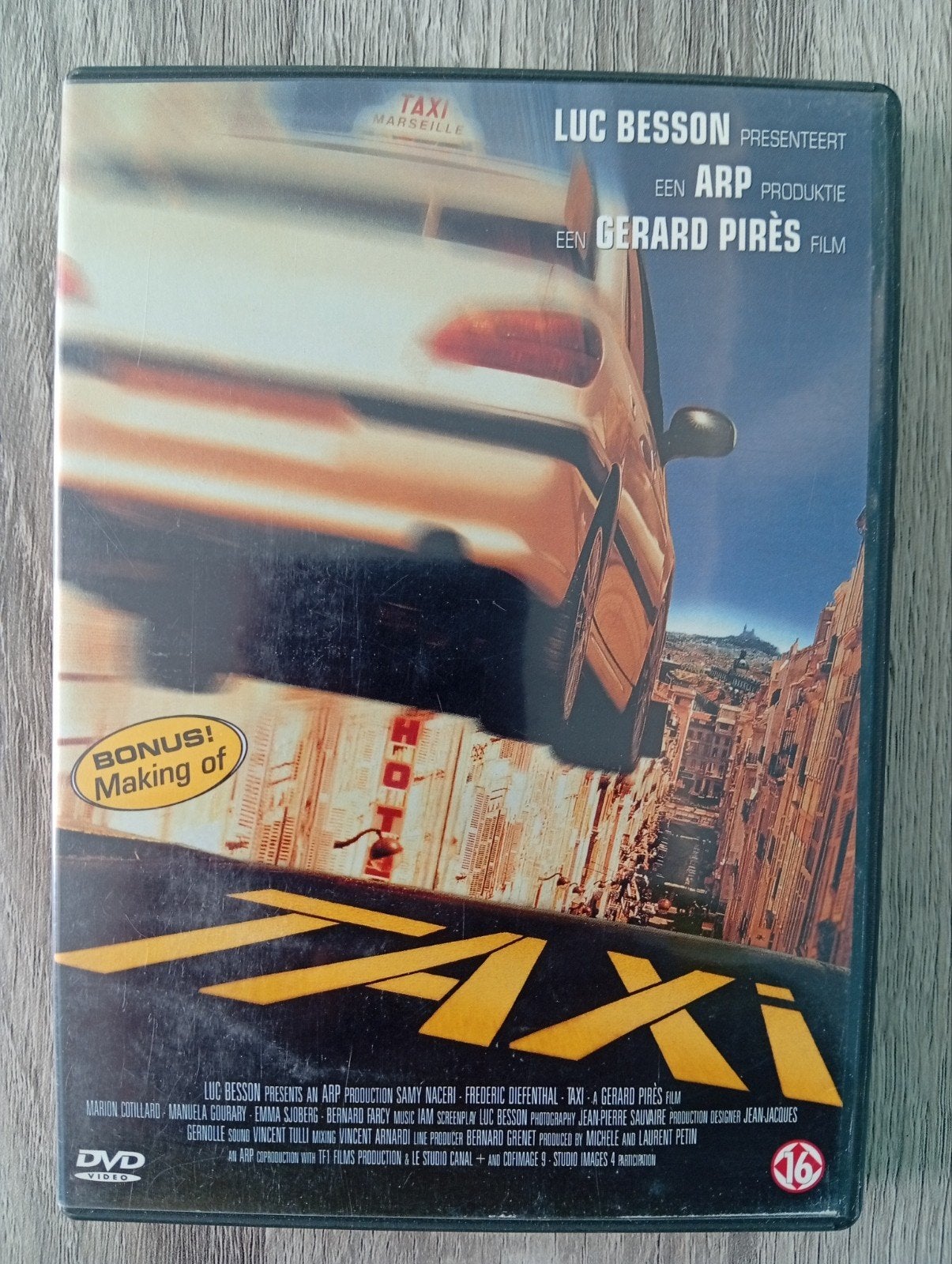 taxi actie dvd Luc Besson, Cd's en Dvd's, Bonusmateriaal, Vanaf 16 jaar, Nederlands, Actie