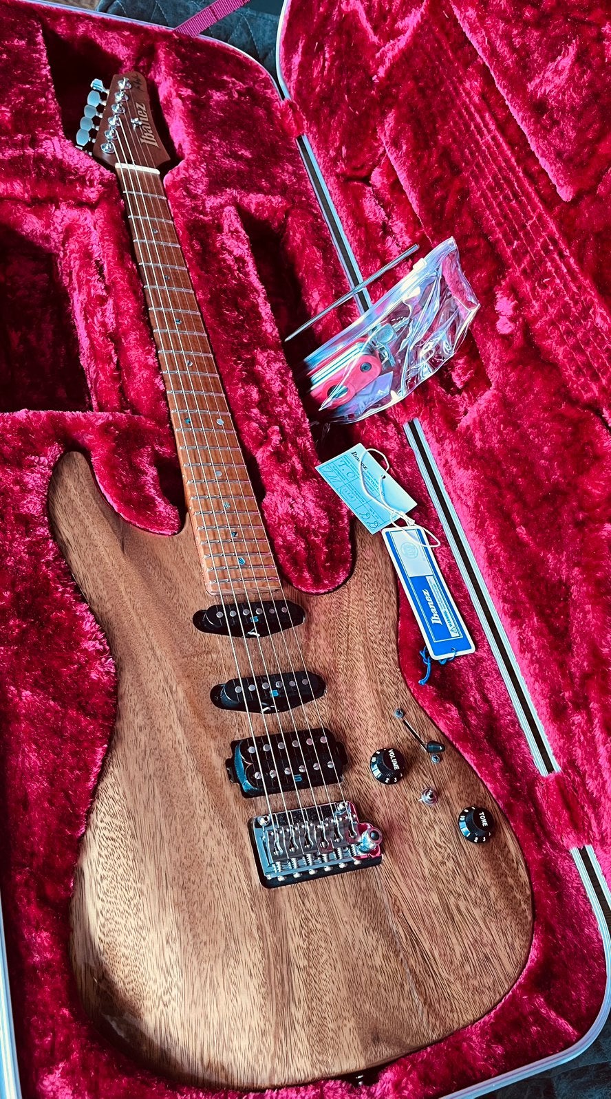Ibanez TQM1 (exclusief), Musique & Instruments, Instruments à corde | Guitares | Électriques, Enlèvement, Comme neuf, Ibanez