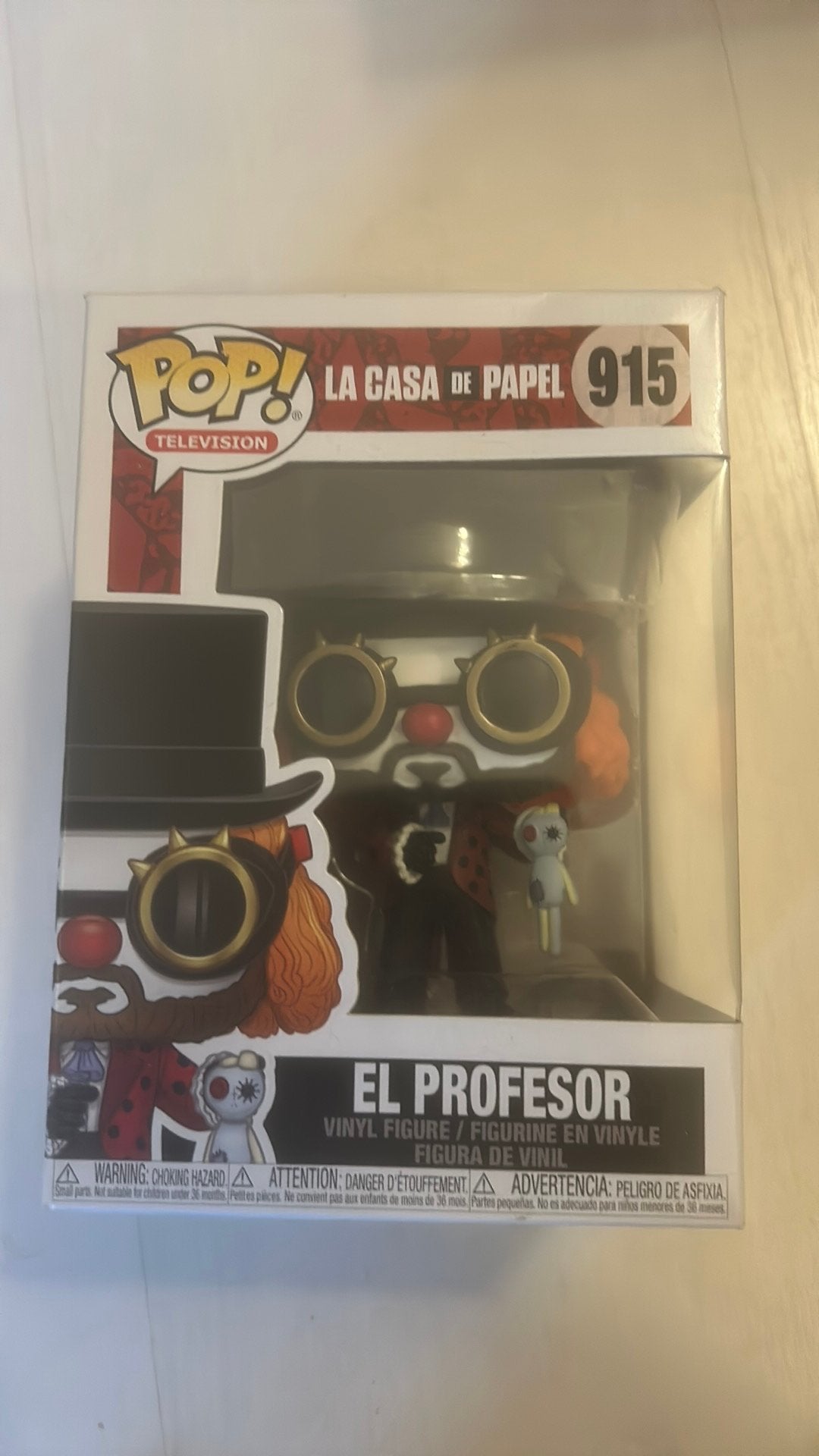 Funko Pop la casa de papel El Professor 915, Enlèvement ou Envoi, Neuf