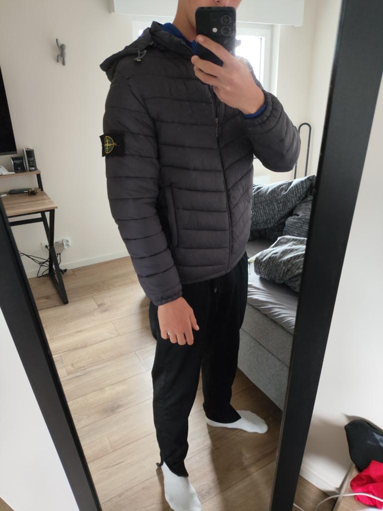Stone Island Jas, Kleding | Heren, Ophalen of Verzenden, Maat 46 (S) of kleiner, Grijs