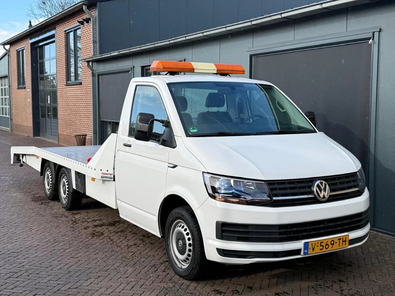 Volkswagen Transporter Autotransporter 1500KG Laadvermogen L, Auto's, Euro 5, Gebruikt, 4 cilinders, Volkswagen