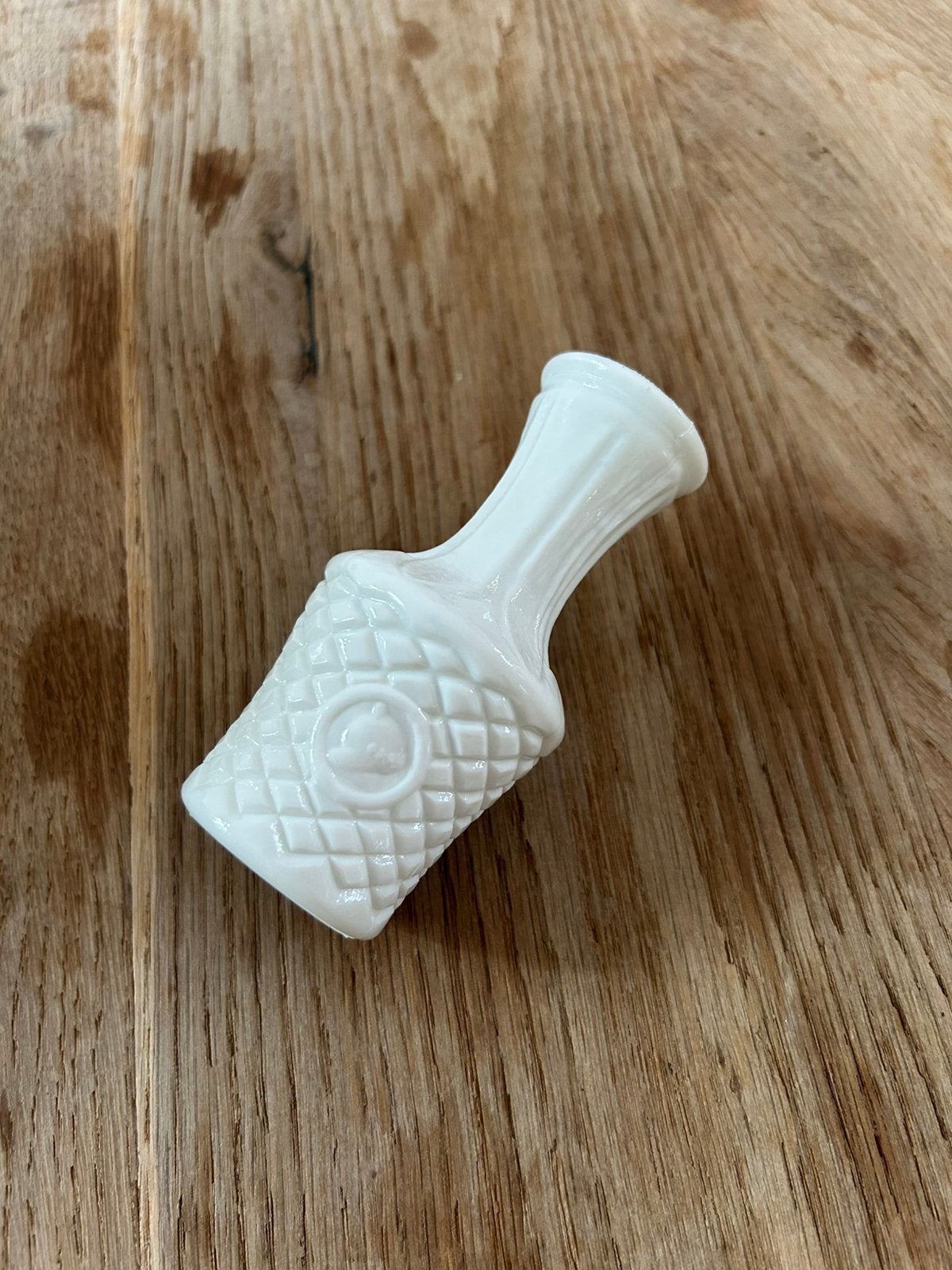 Vintage melkglas opaline vaasje, Antiek en Kunst, Ophalen of Verzenden