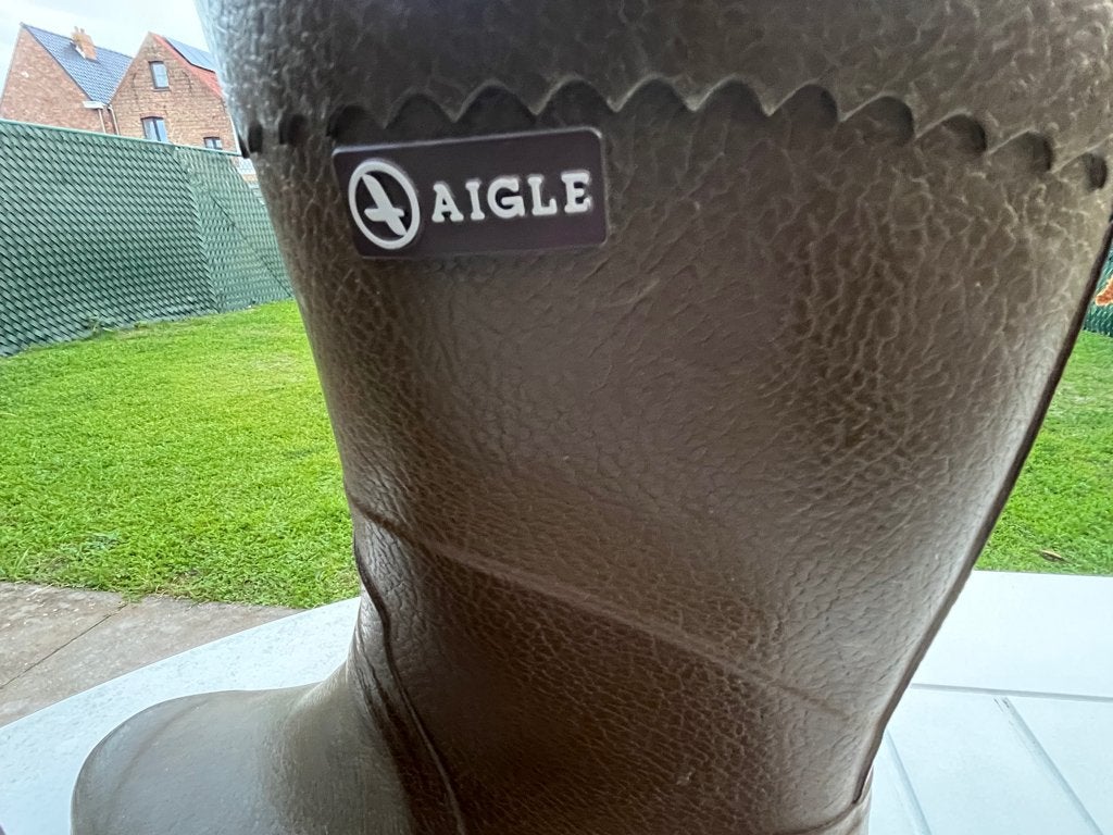 rubberen mannenlaarzen merk AIGLE, Vêtements | Hommes, Autres couleurs, Comme neuf, Enlèvement, Aigle