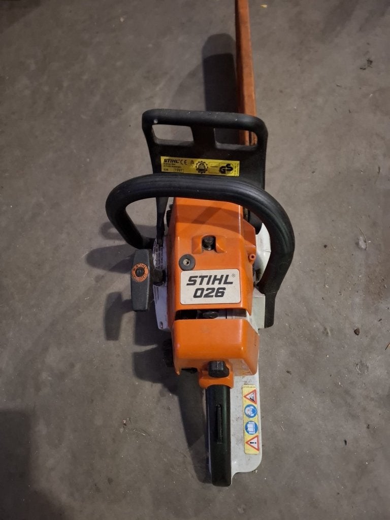 kettingzaag, Ophalen, Gebruikt, Stihl