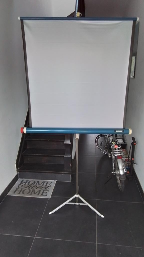 Projectiescherm 100 op 100, Enlèvement