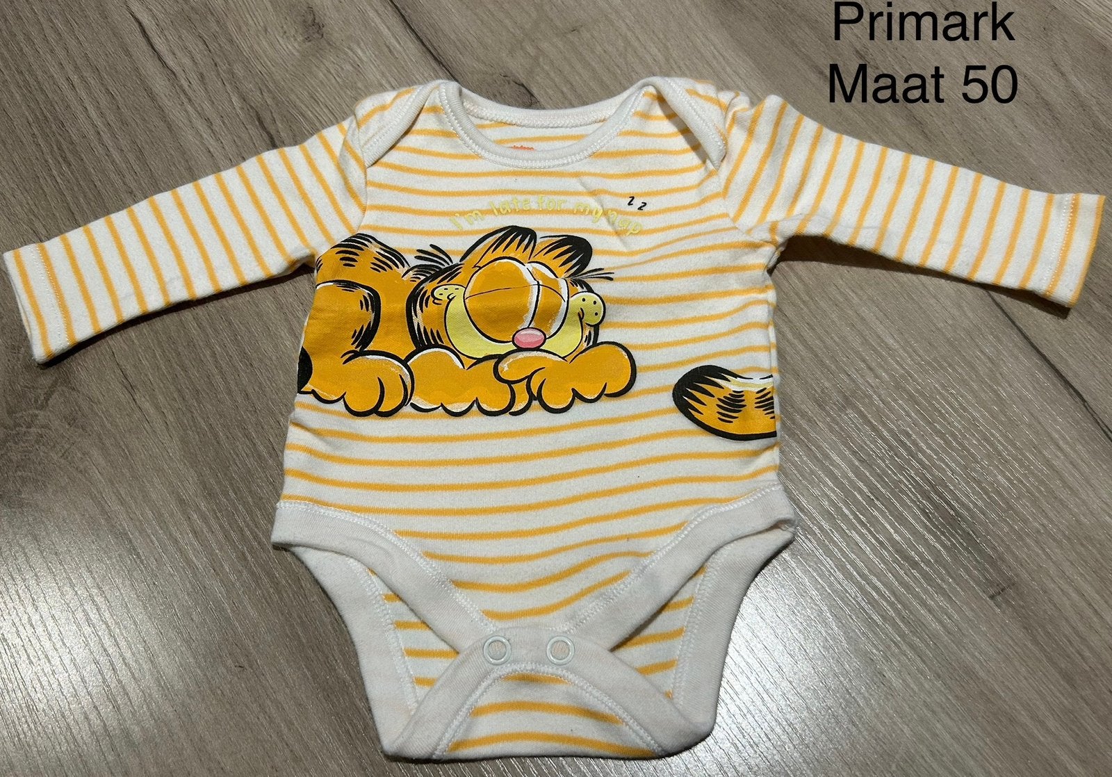 Romper Garfield (Primark, maat 50), Enfants & Bébés, Vêtements de bébé | Taille 50, Enlèvement ou Envoi, Comme neuf