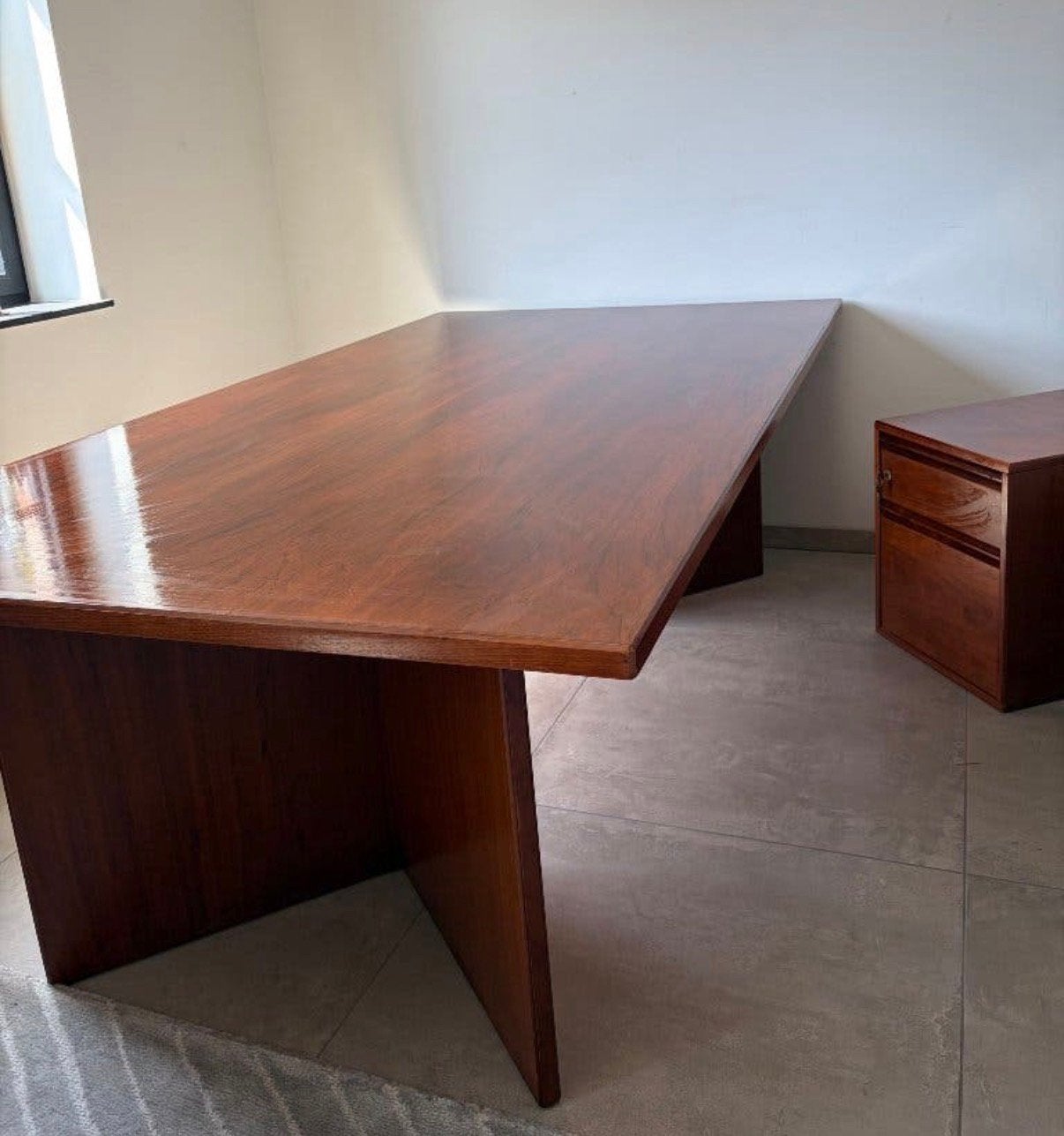 Vergadering bureau, Huis en Inrichting, Vintage, Ophalen, Zo goed als nieuw