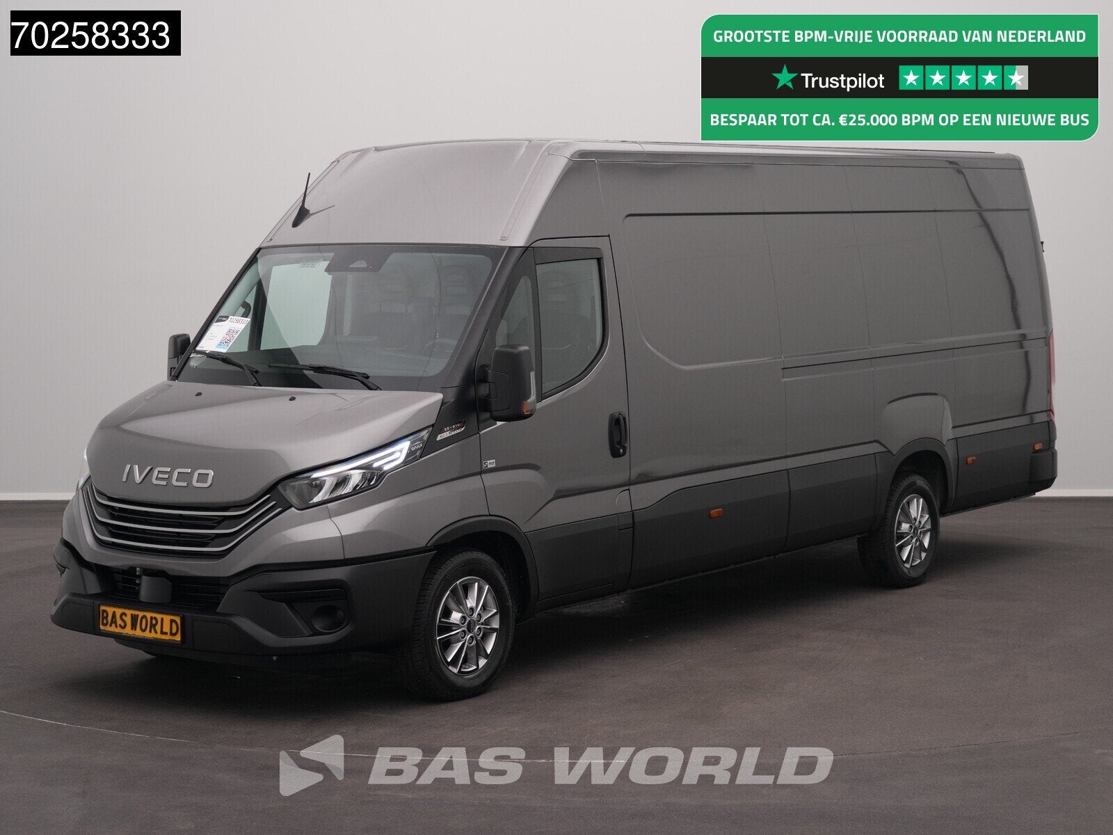 Iveco Daily 35S21 BPM VRIJ! 3.0L Automaat 210PK L3H2 2025-Mo, Stof, Euro 6, 4 cilinders, Iveco