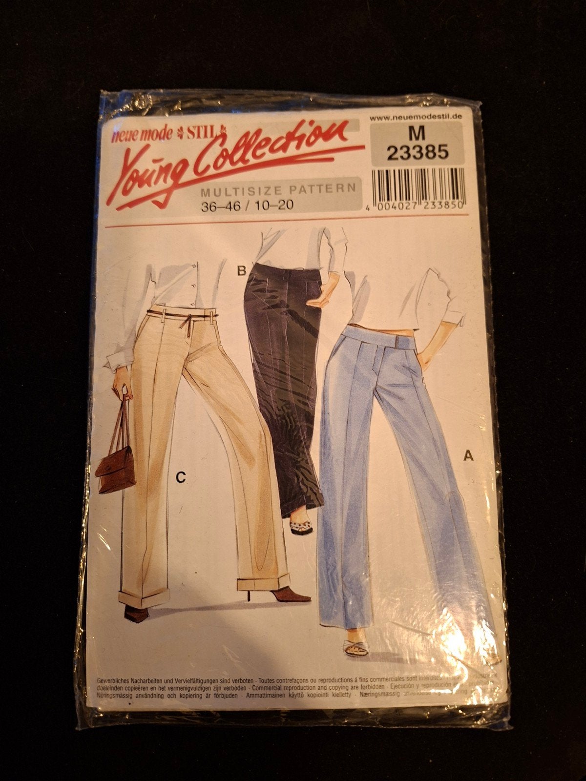 naaipatronen broek dames verschillende modellen, Verzenden, Vrouw, Nieuw, Broek