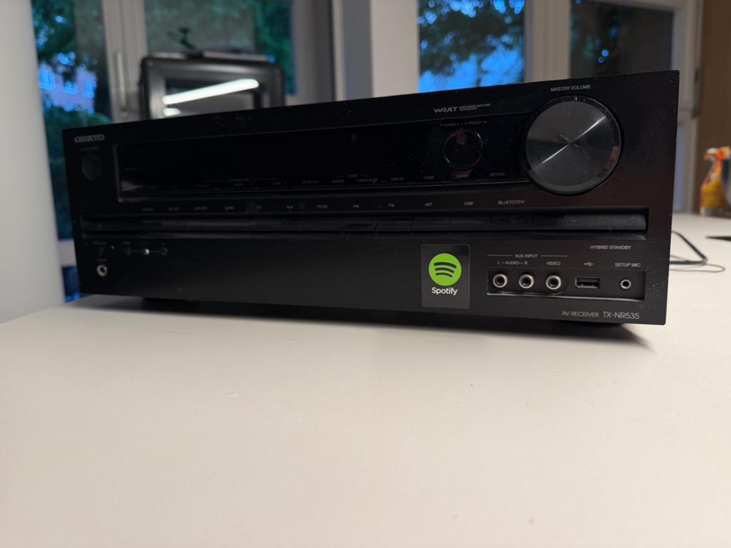 Onkyo TX-NR535 AV-receiver - werkt perfect, Ophalen of Verzenden, Gebruikt