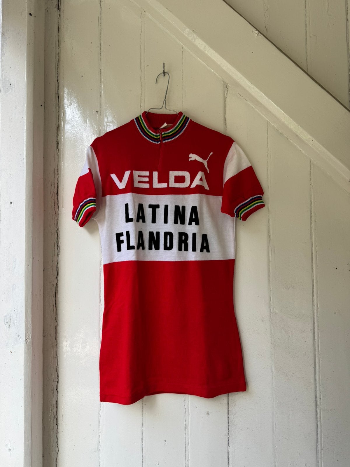Velda latina flandria koerstrui wielershirt, Fietsen en Brommers, Fietsaccessoires | Fietskleding, Ophalen of Verzenden, Zo goed als nieuw