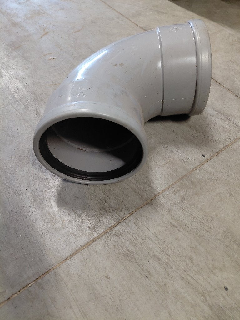 Pvc bocht 90 graden 200 mm diameter, Ophalen, Nieuw
